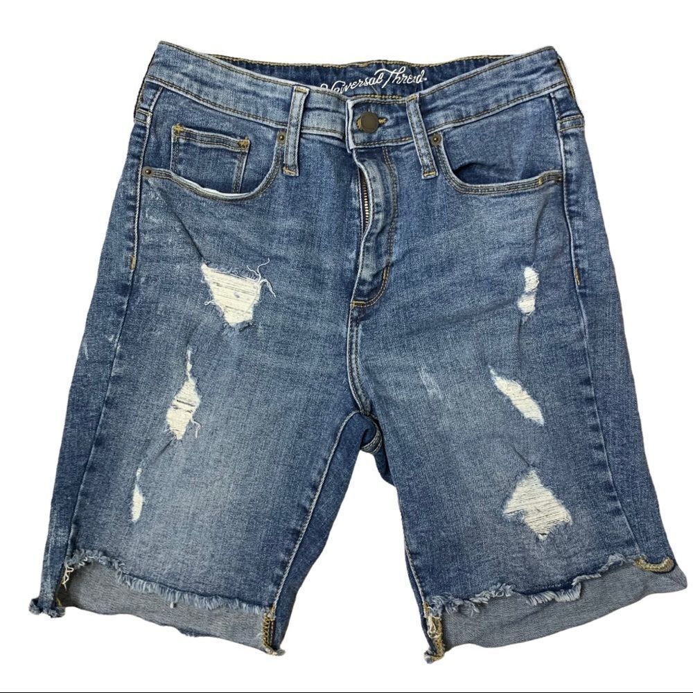 Universal Thread distressed jean shorts - size 8
